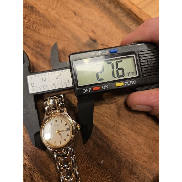 Citizen Ladies' 28mm Watch Silver Gold Stainless Steel Watch. 5.75" Band - Picture 8 of 8